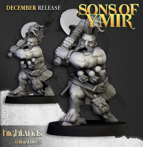 Sons of Ymir - Dwarven Deathseeker Unit by Highlands Miniatures