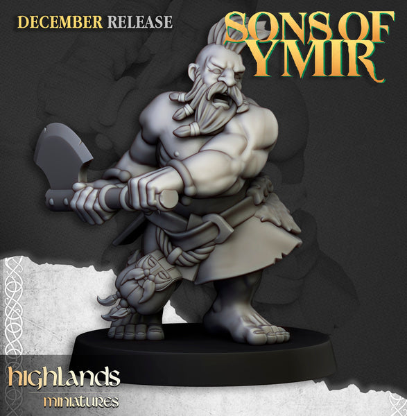 Sons of Ymir - Dwarven Deathseeker Unit by Highlands Miniatures