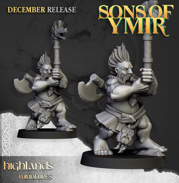 Sons of Ymir - Dwarven Deathseeker Unit by Highlands Miniatures