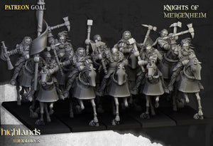 Mergenheim Knights Unit by Highlands Miniatures