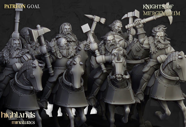 Mergenheim Knights Unit by Highlands Miniatures