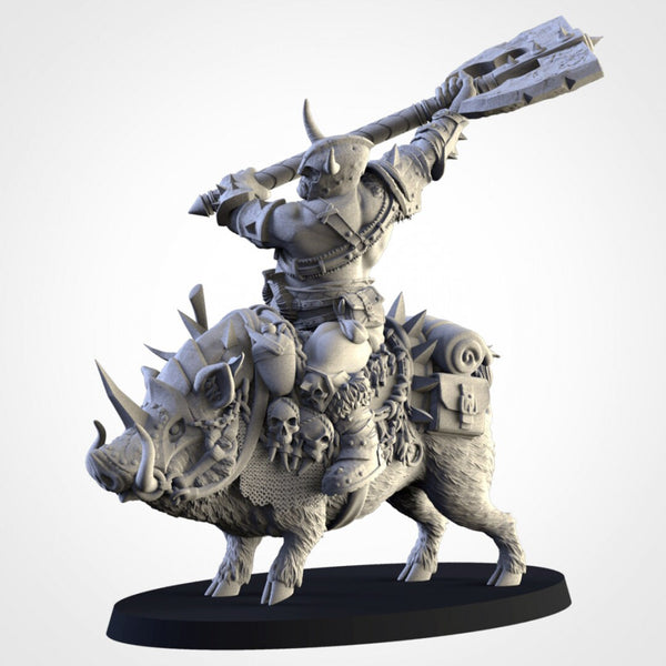 Northern Ogres - Tusker Cavalry by Txarli Factory