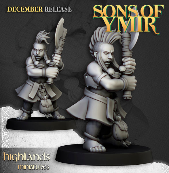 Sons of Ymir - Dwarven Deathseeker Unit by Highlands Miniatures