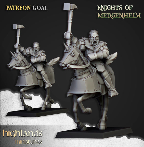 Mergenheim Knights Unit by Highlands Miniatures
