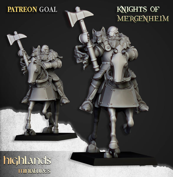 Mergenheim Knights Unit by Highlands Miniatures