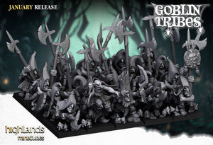 Swamp Goblin with Pikes Unit by Highlands Miniatures