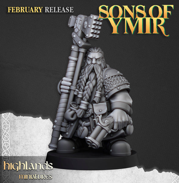 Sons of Ymir - Dwarf Engineer by Highlands Miniatures
