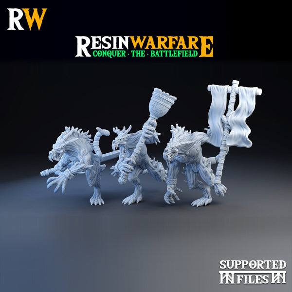 Thirteen Tails - Lesser Demon Rats by Resin Warfare