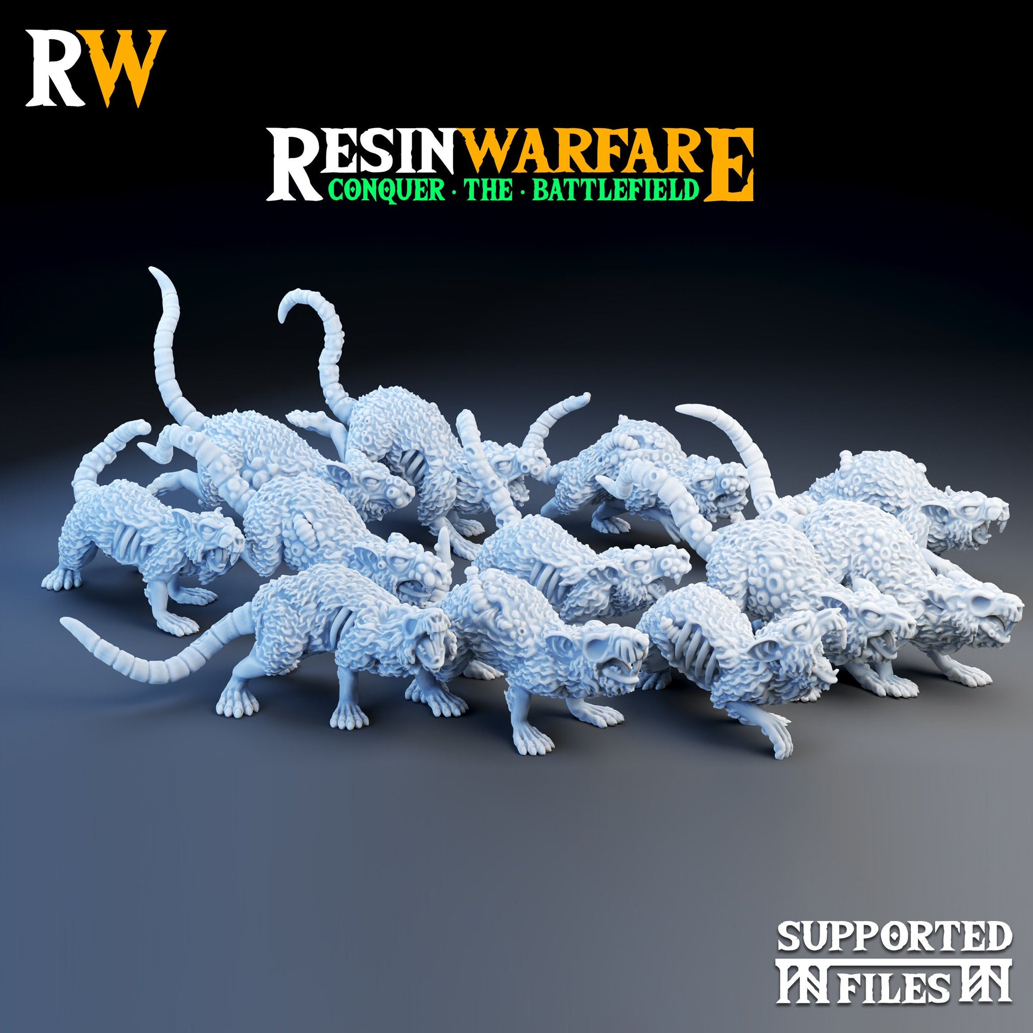 Unholy Brotherhood - Giant  Pox Rodents by Resin Warfare
