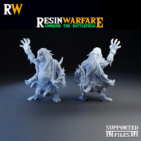 Thirteen Tails - Lesser Demon Rat Shaman by Resin Warfare