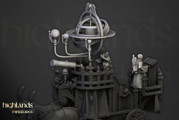Arcane Cannon on Chariot  by Highlands Miniatures