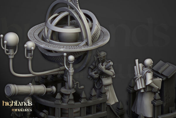 Arcane Cannon on Chariot  by Highlands Miniatures