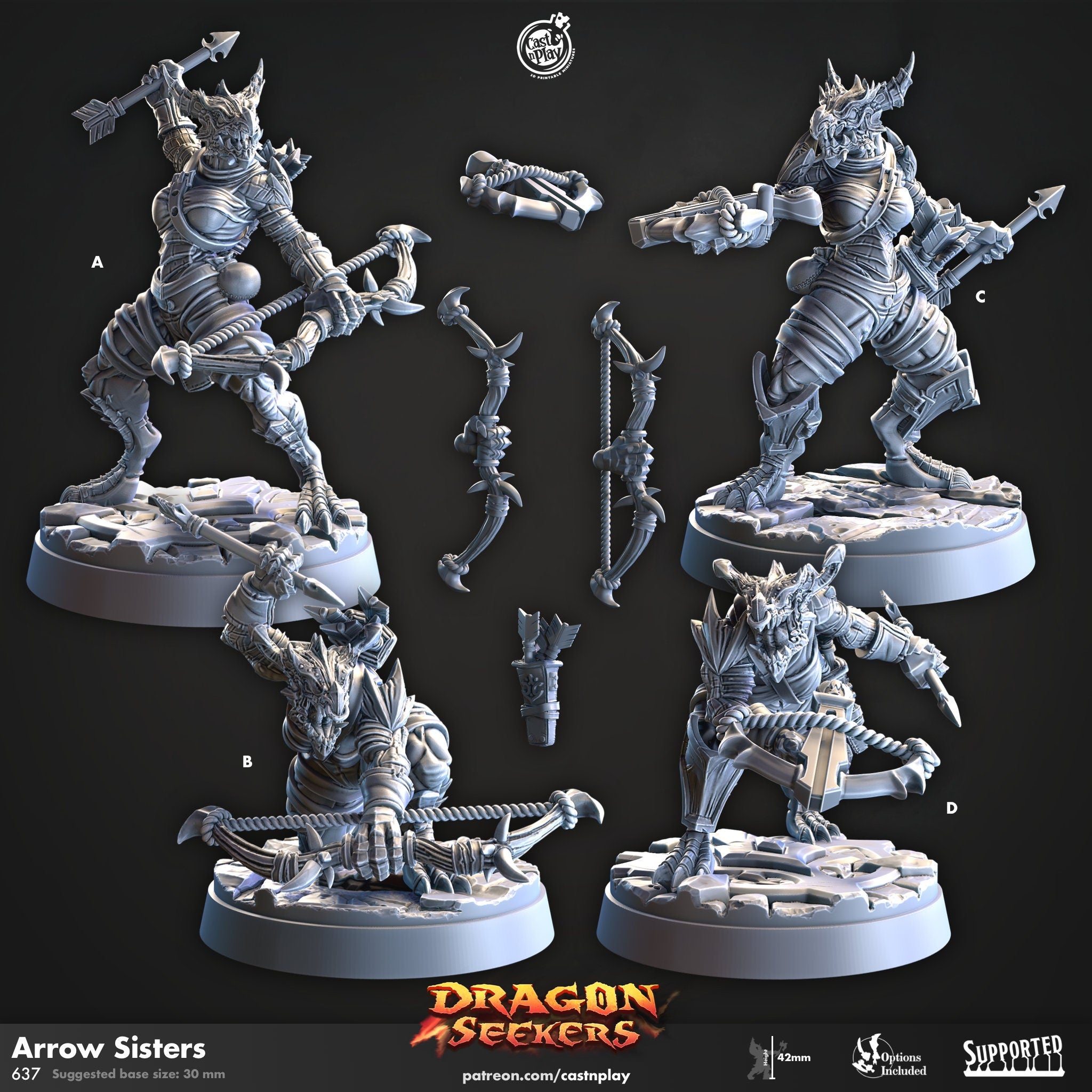 Arrow Sisters by Cast N Play (Dragon Seekers)