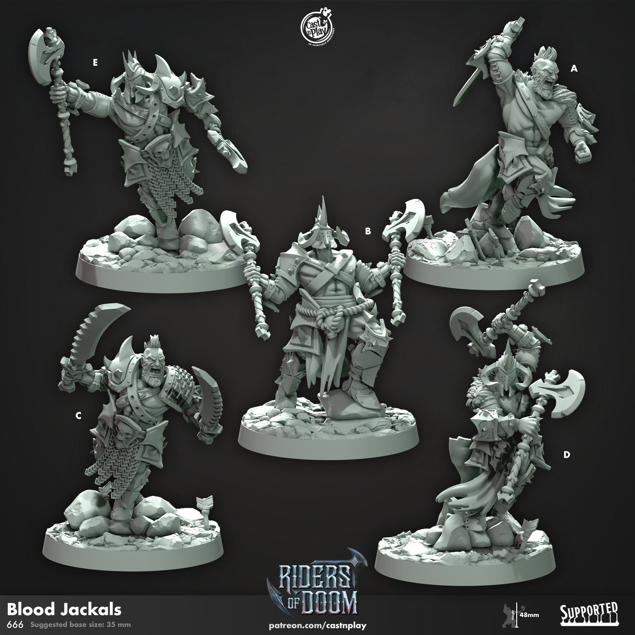 Blood Jackals by Cast N Play (Riders of Doom)