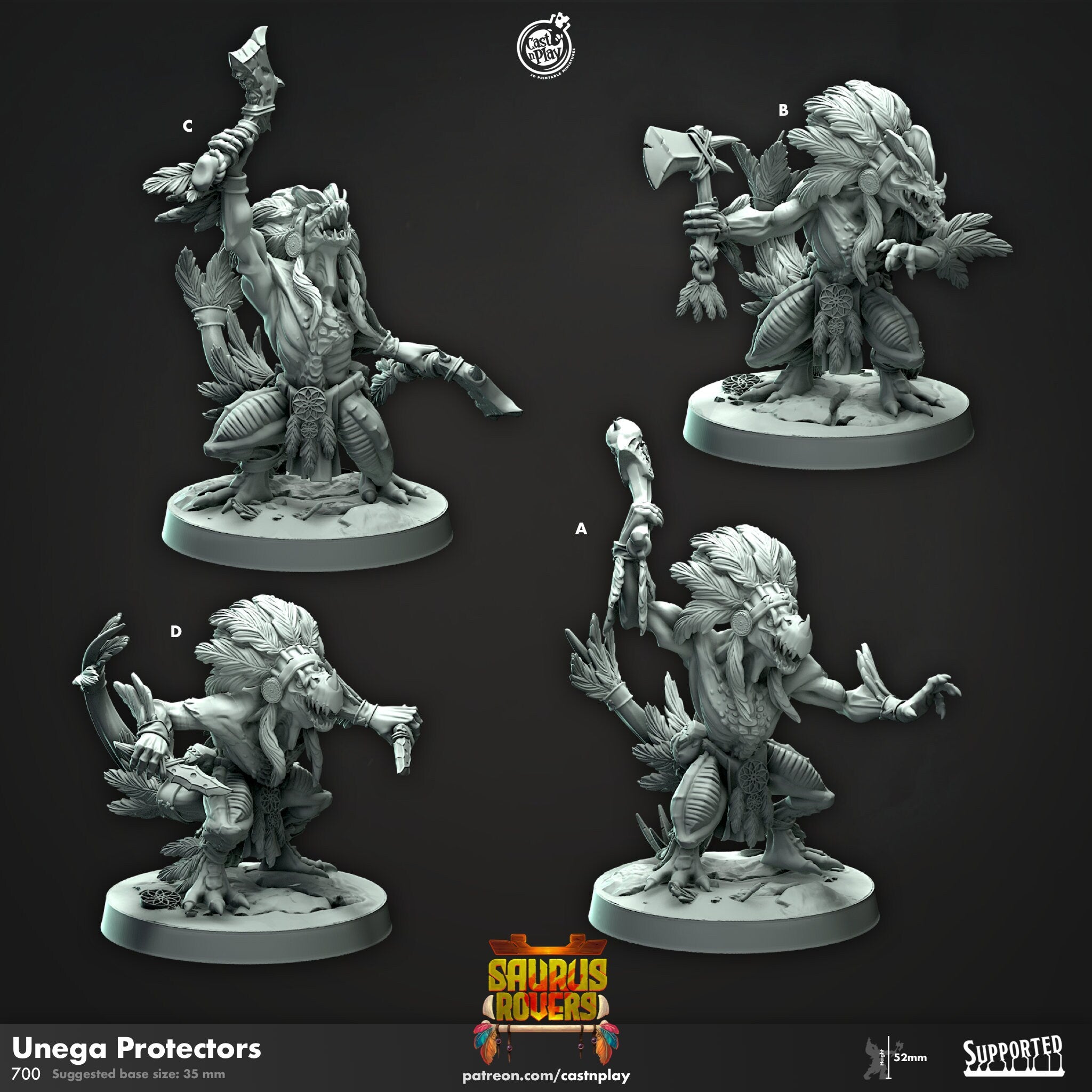 Unega Protectors Cast N Play (Saurus Rovers)