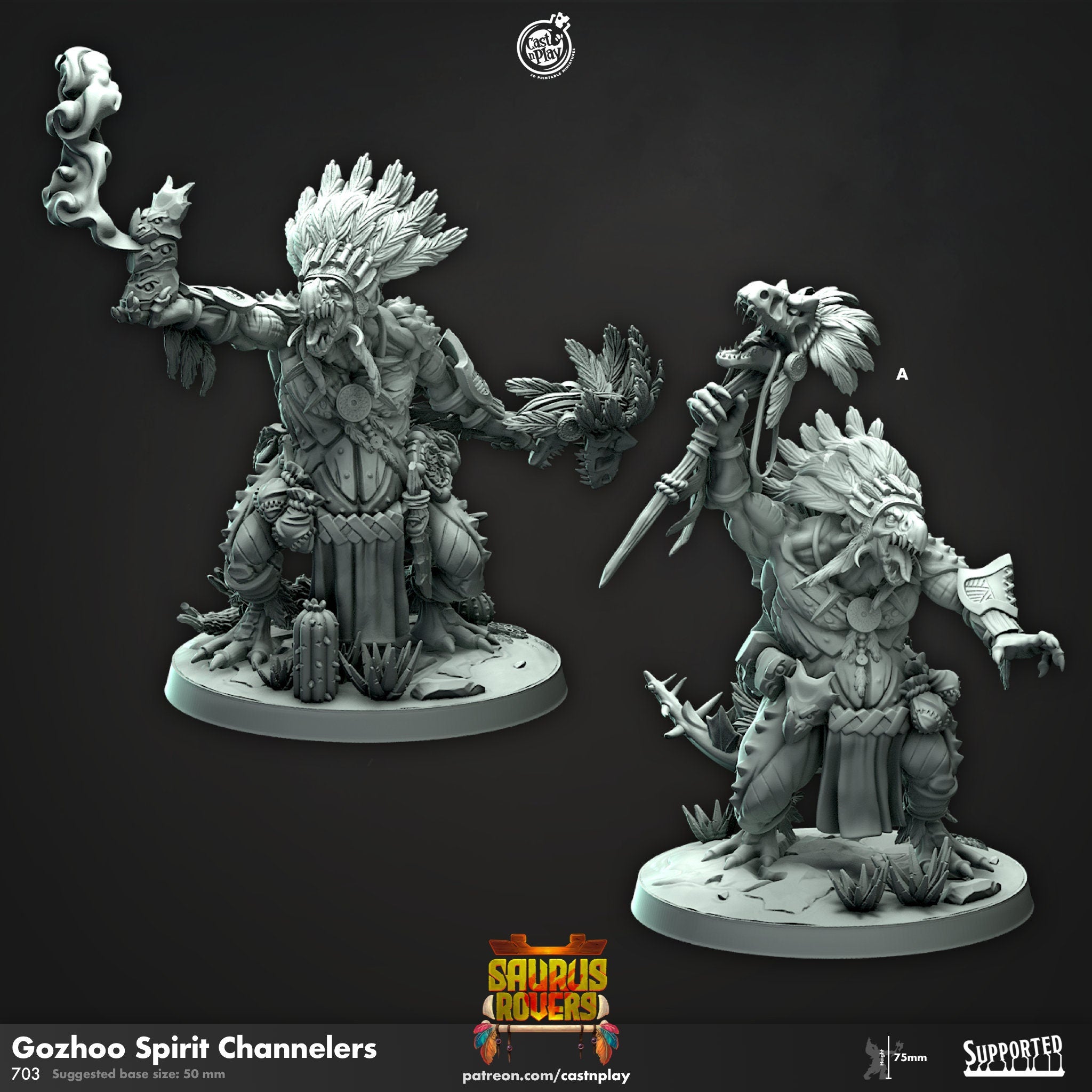 Gozhoo Sprit Channelers Cast N Play (Saurus Rovers)