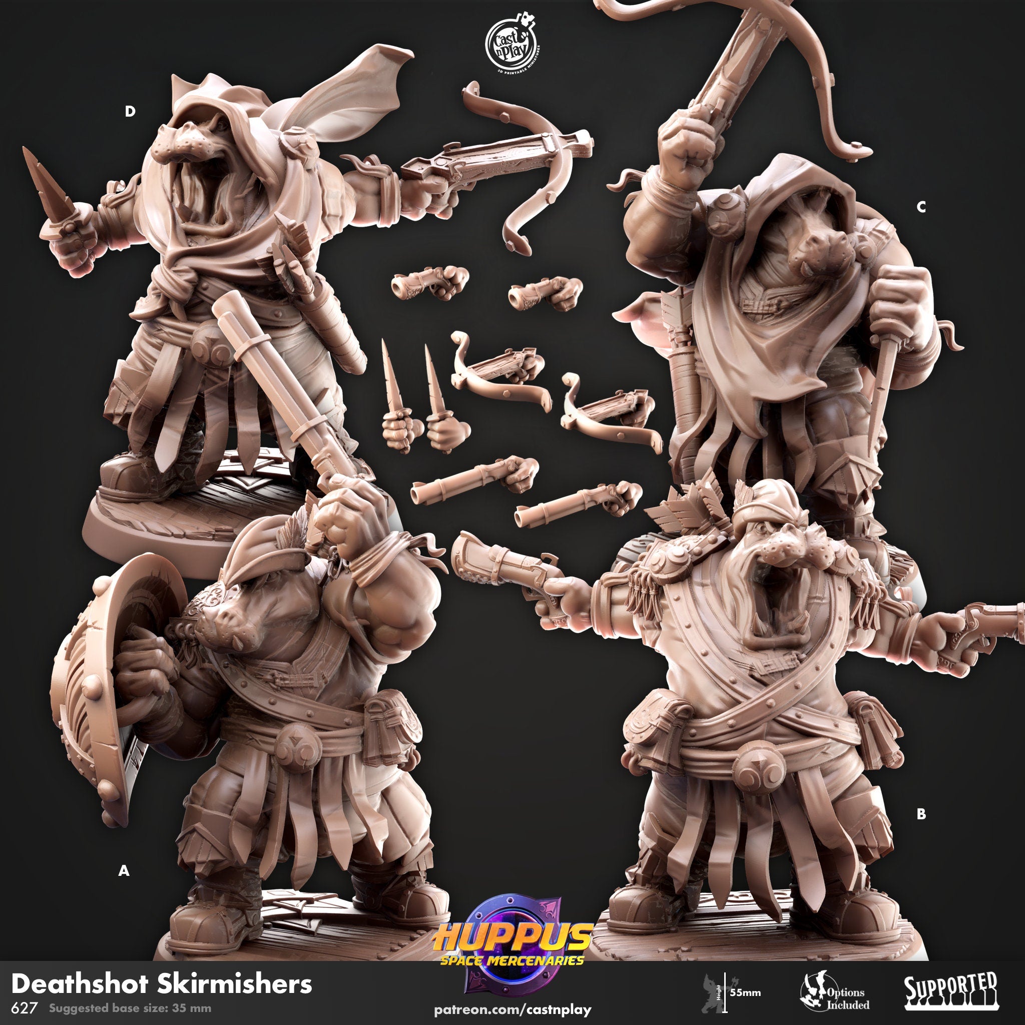 Deathshot Skirmishers by Cast N Play (Space huppus)