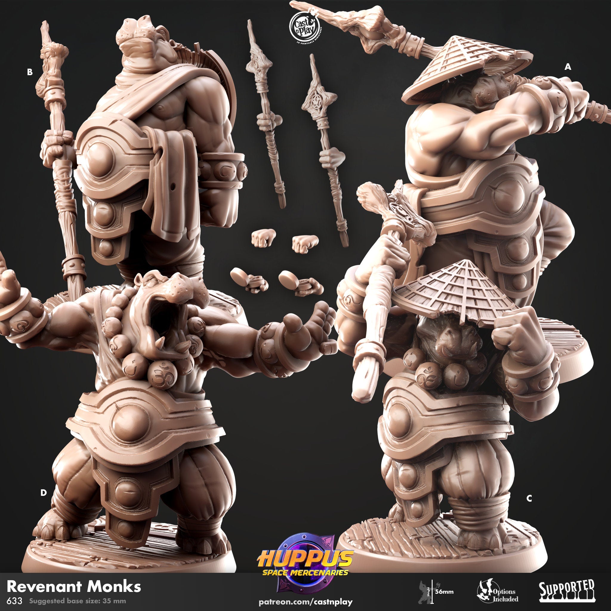Revenant Monks by Cast N Play (Space huppus)