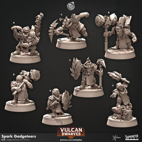 Spark Gadgeters by Cast N Play (Vulcan Dwarves)