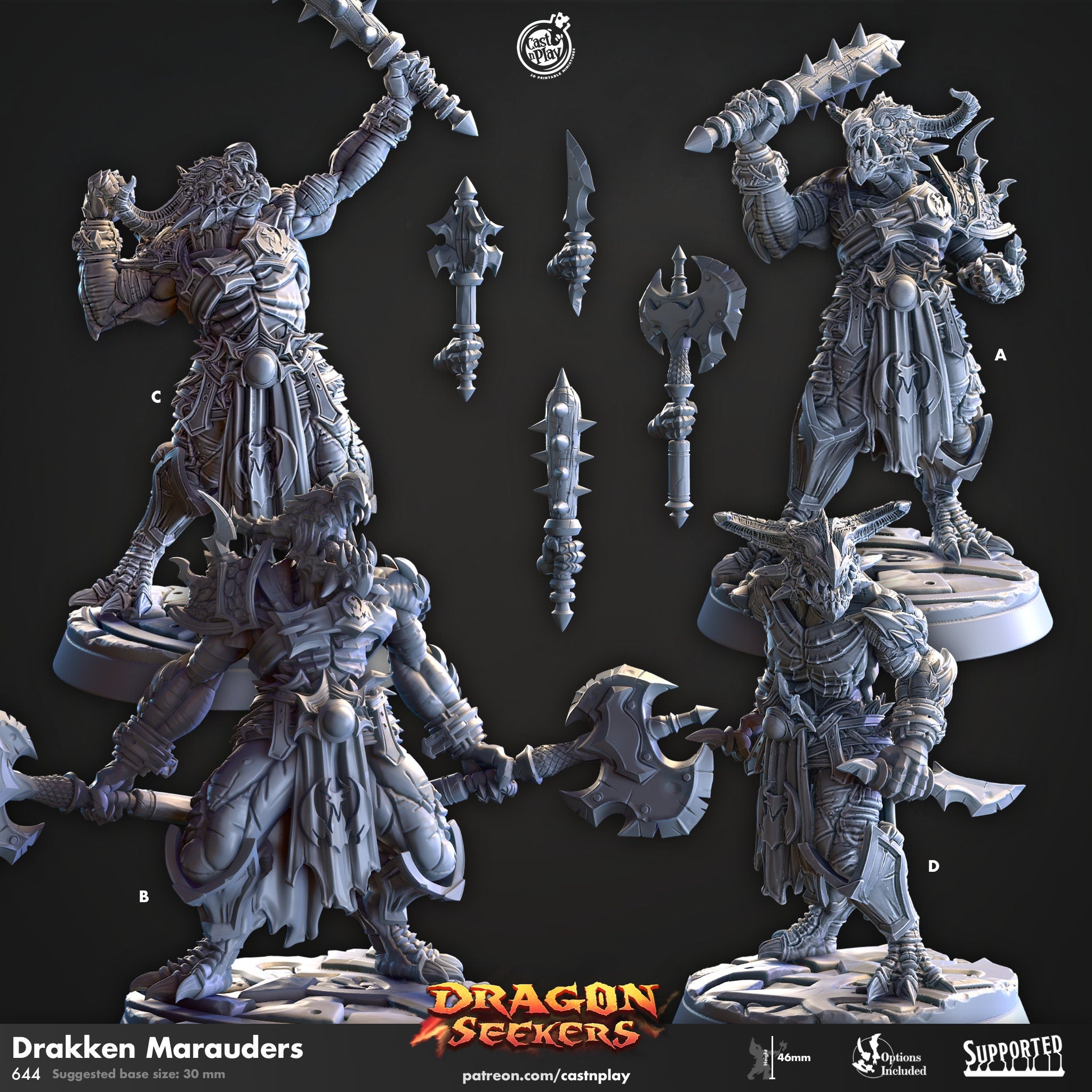 Drakken Marauders by Cast N Play (Dragon Seekers)