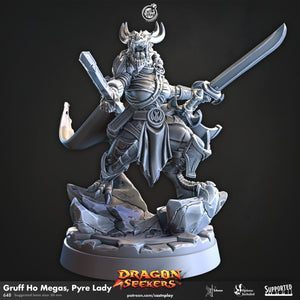 Gruff Ho Megas, Pyre Lady  by Cast N Play (Dragon Seekers)