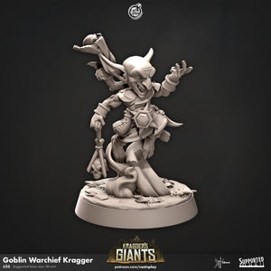 Goblin Warchief Kragger by Cast N Play (Kragger's Giants Horde)