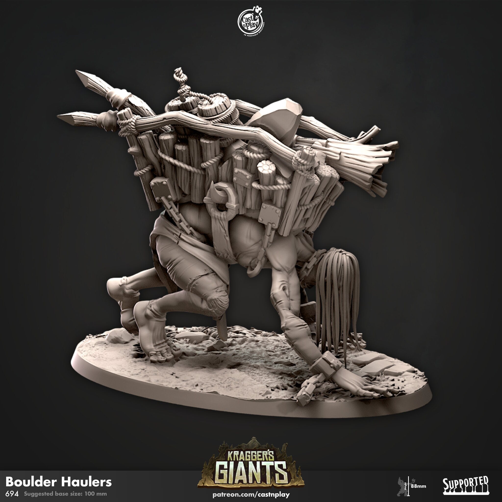 Boulder Haulers by Cast N Play (Kragger's Giants Horde)