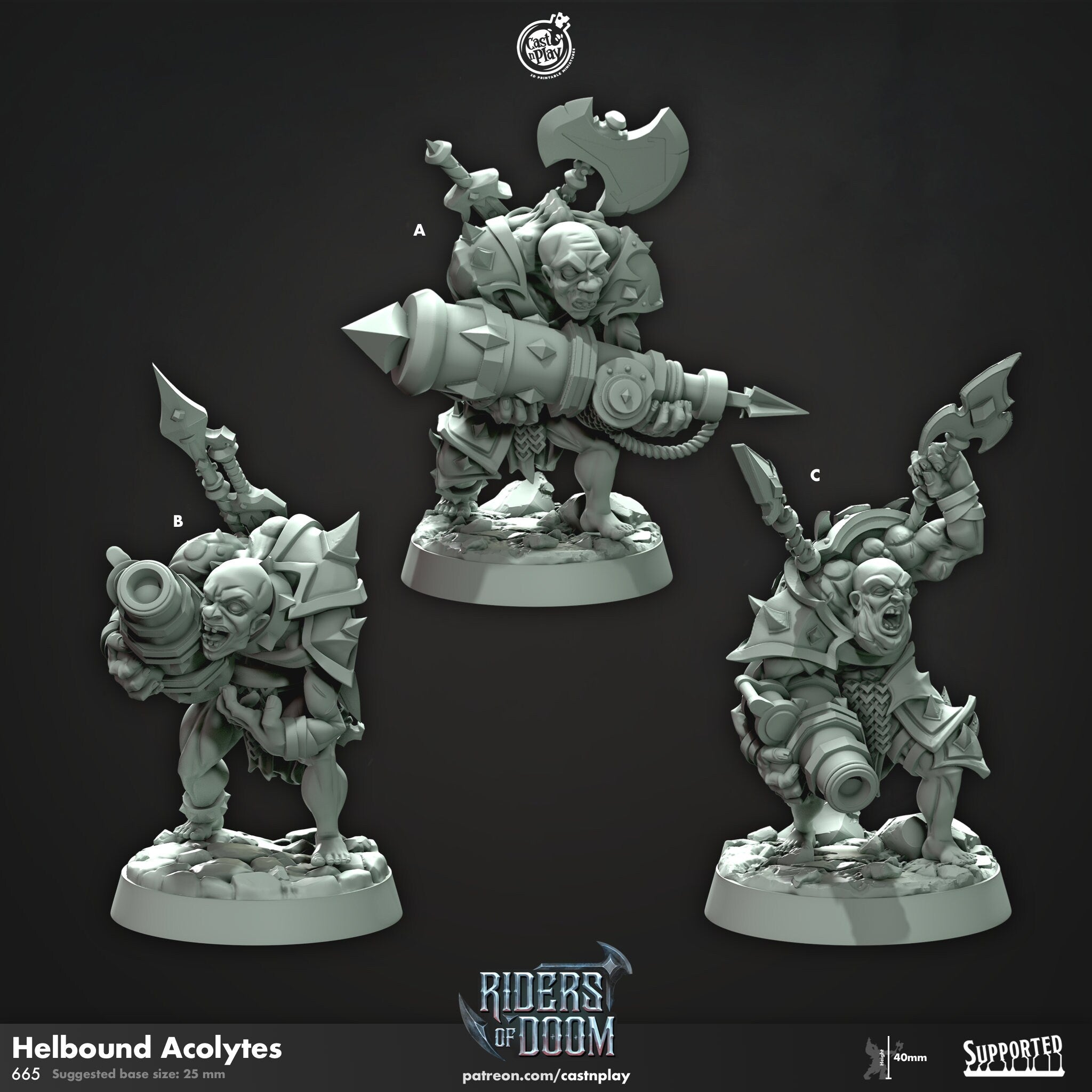 Hellbound Acolytes by Cast N Play (Riders of Doom)