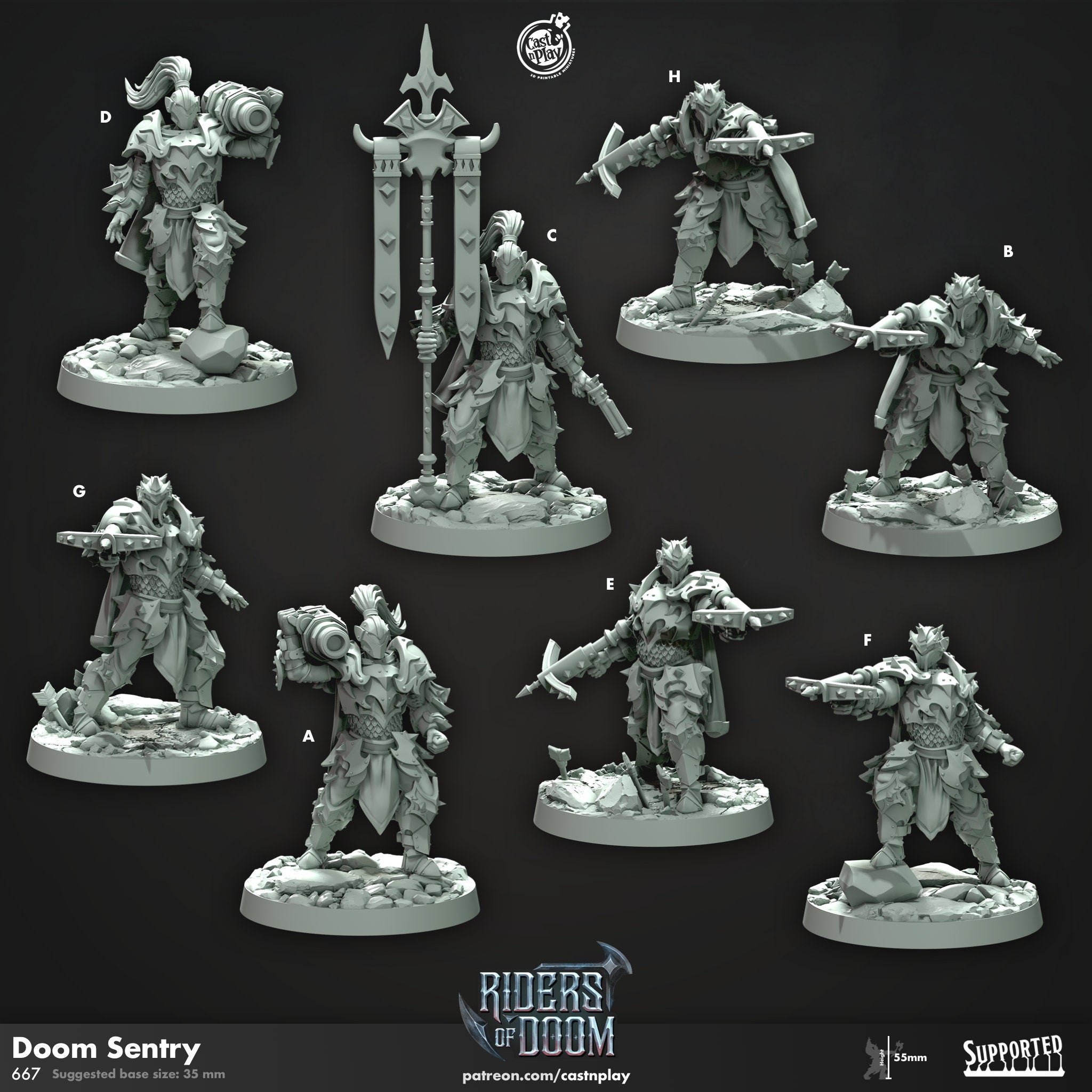 Doom Sentry by Cast N Play (Riders of Doom)