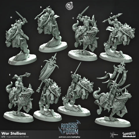 War Stallions by Cast N Play (Riders of Doom)