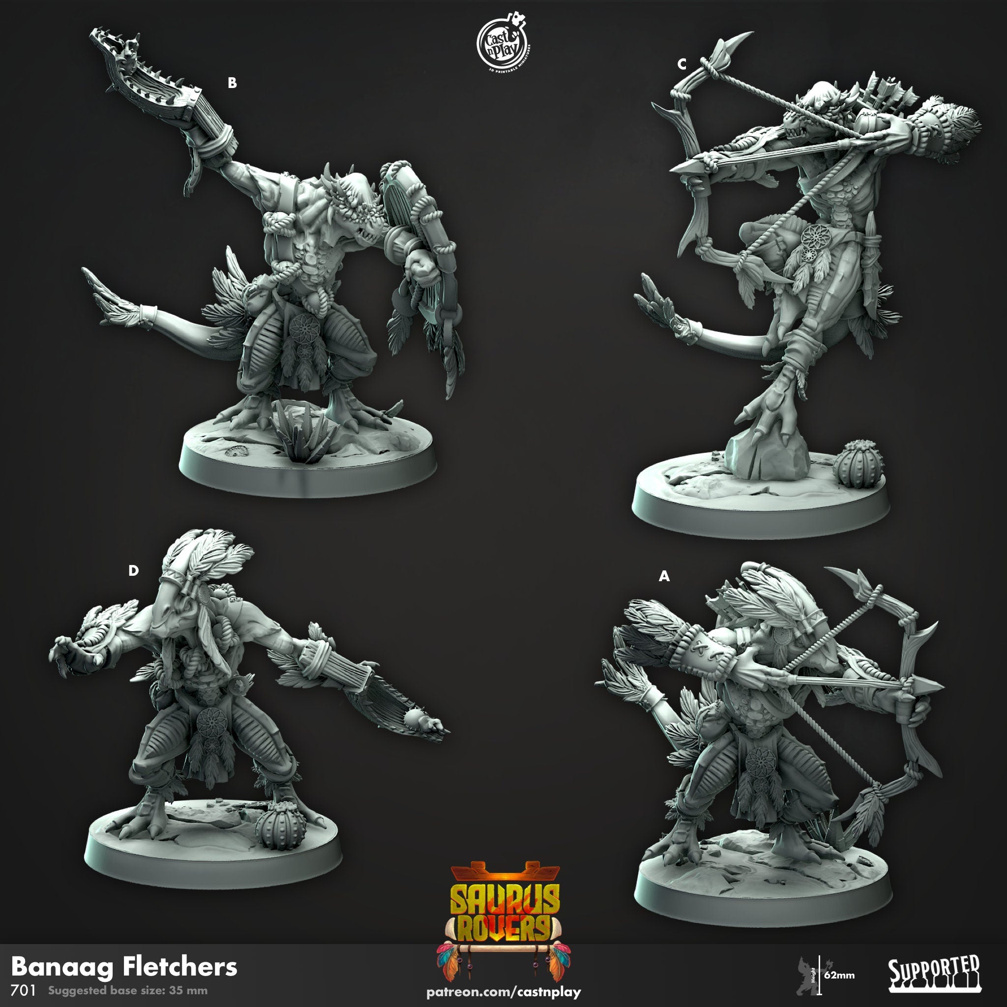 Banaang Fletchers Cast N Play (Saurus Rovers)
