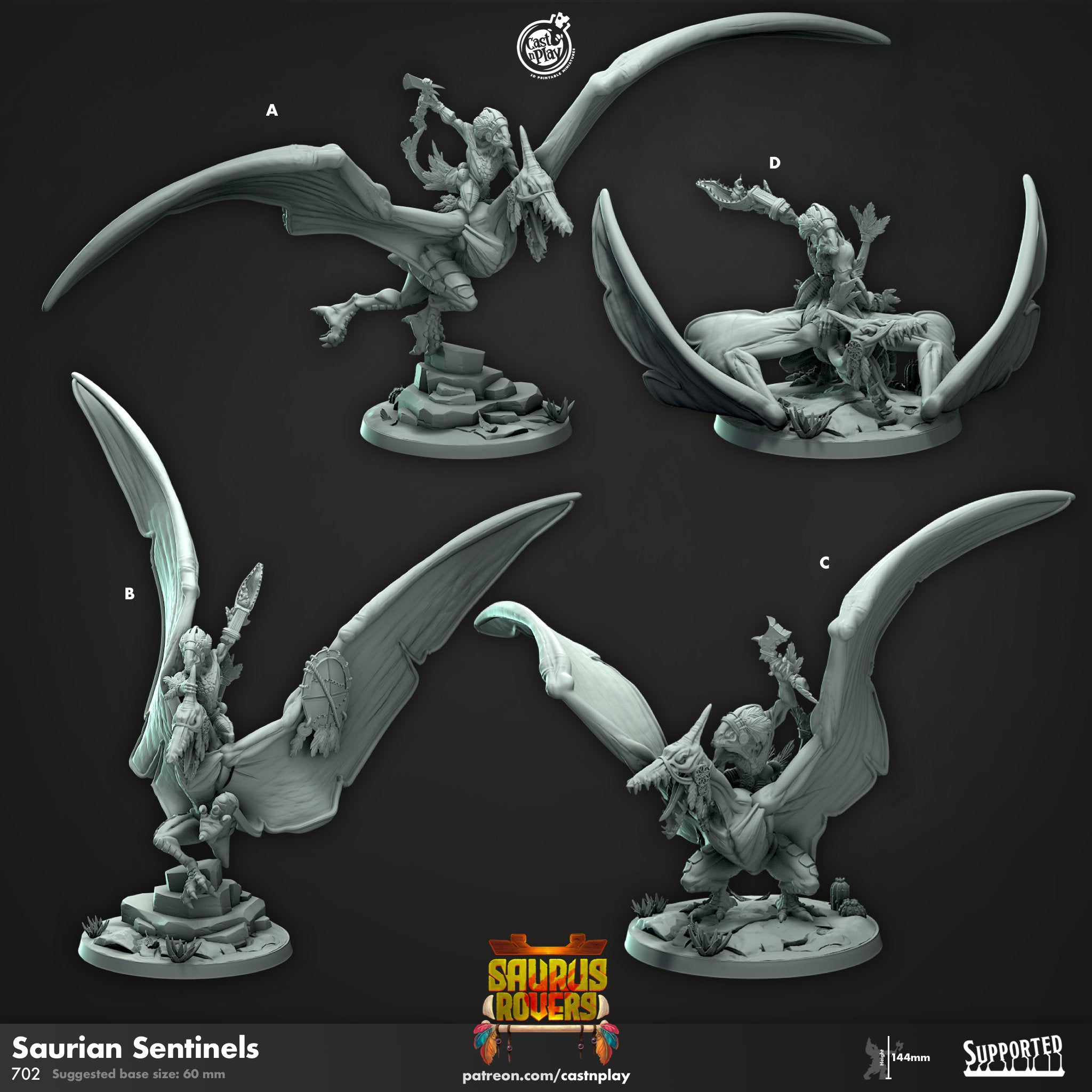 Saurian Sentinals Cast N Play (Saurus Rovers)
