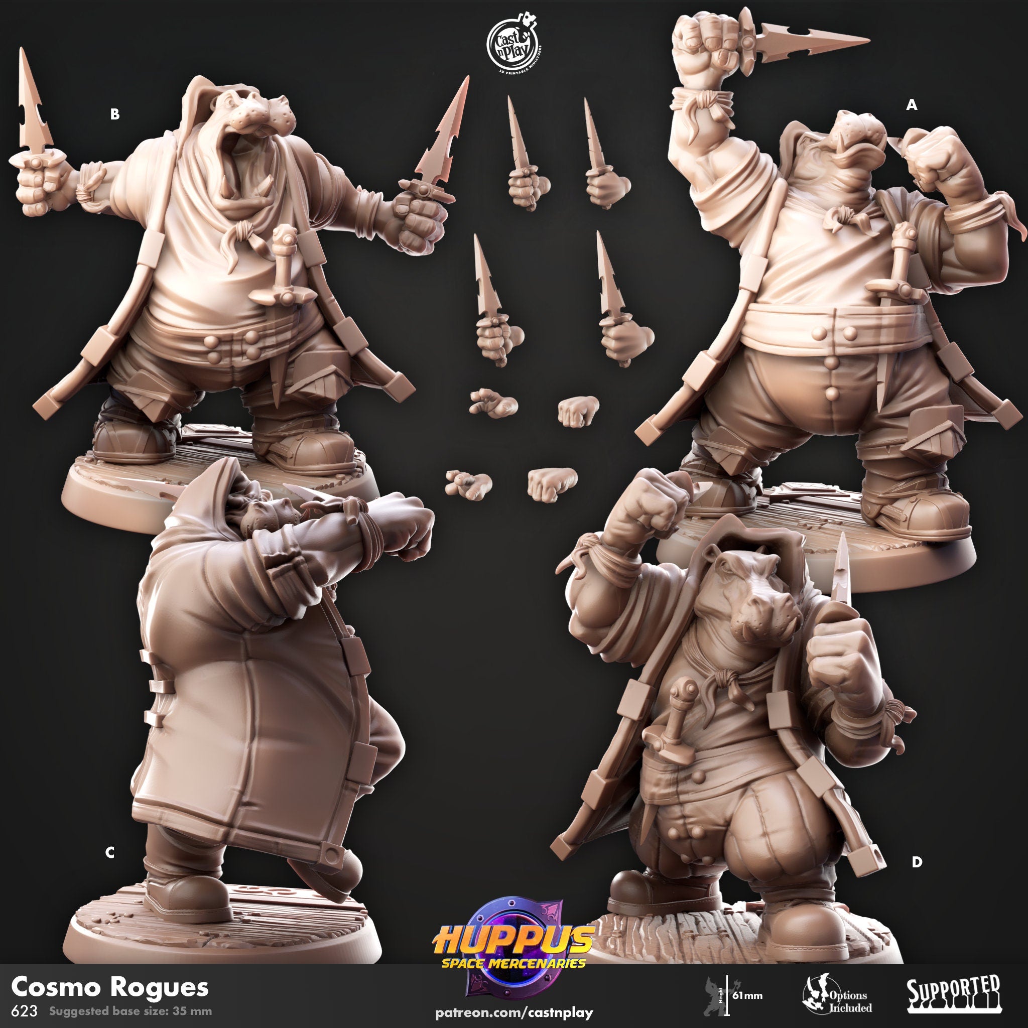 Cosmo Rogues by Cast N Play (Space huppus)