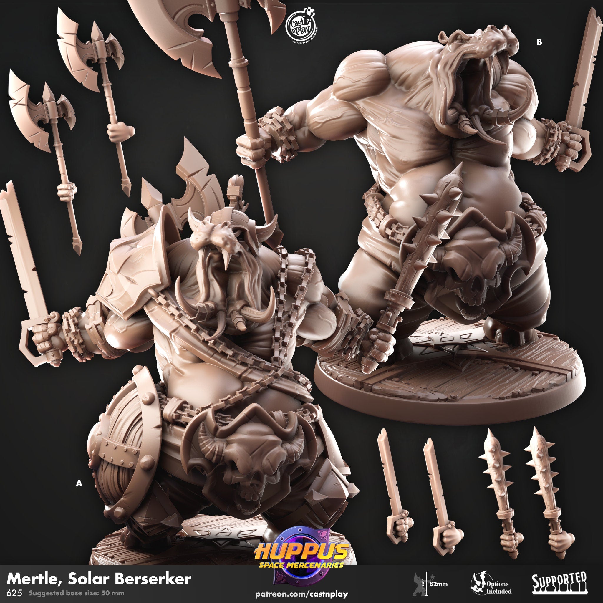 Mertle, Solar Berserker by Cast N Play (Space huppus)
