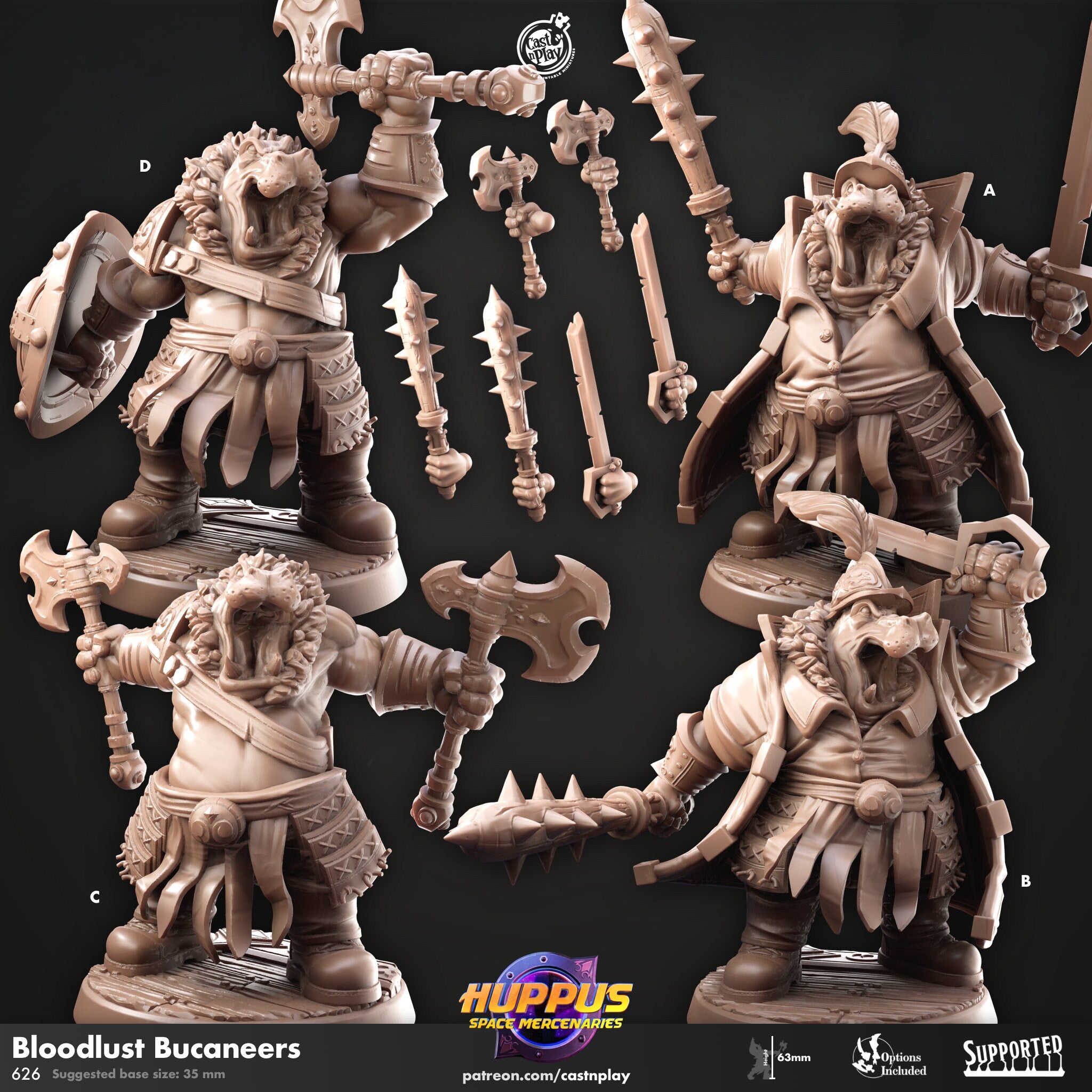 Bloodlust Bucaneers by Cast N Play (Space huppus)
