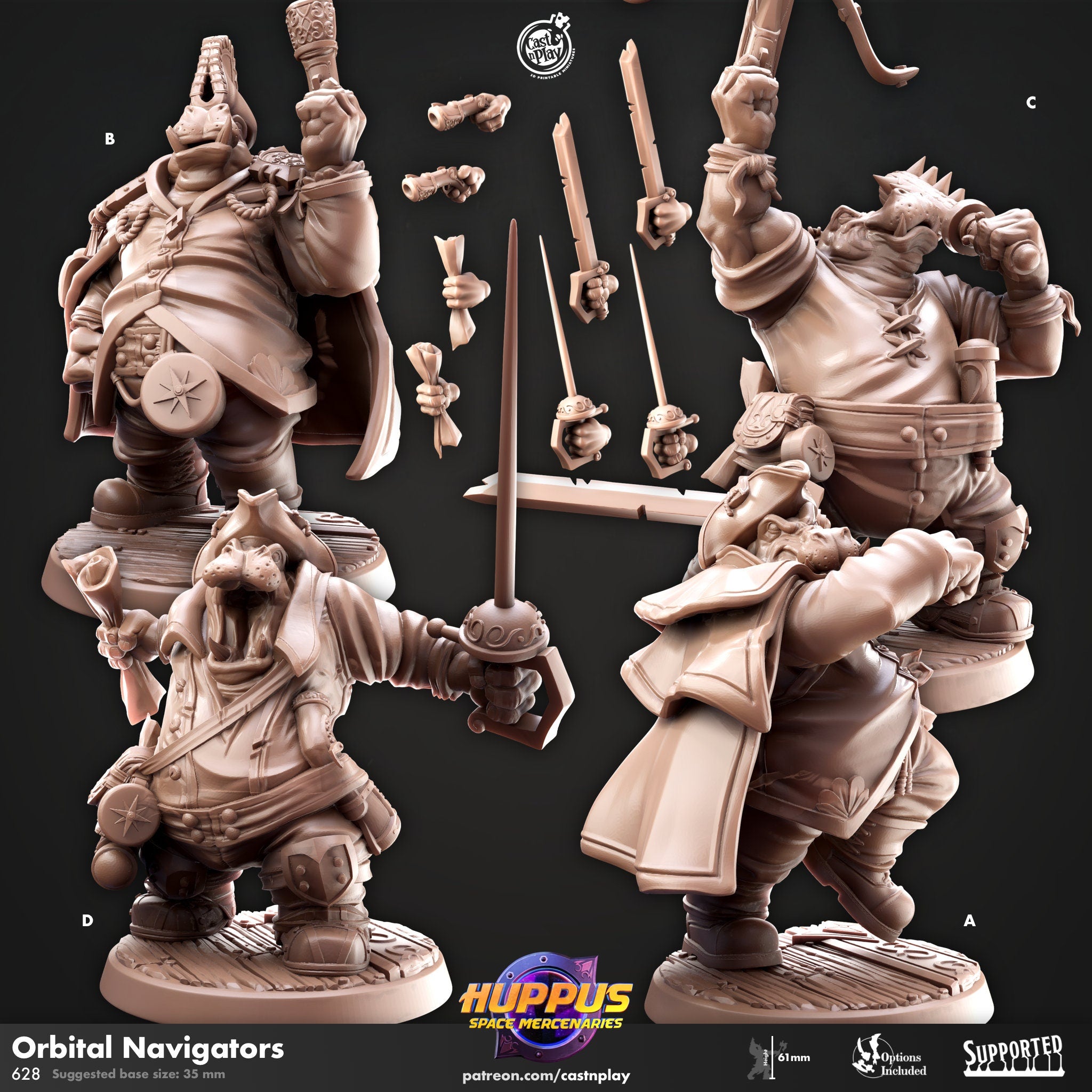 Orbital Navigaors by Cast N Play (Space huppus)