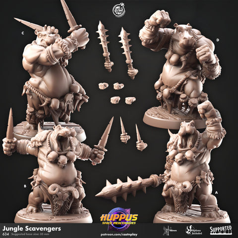 Jungle Scavengers  by Cast N Play (Space huppus)