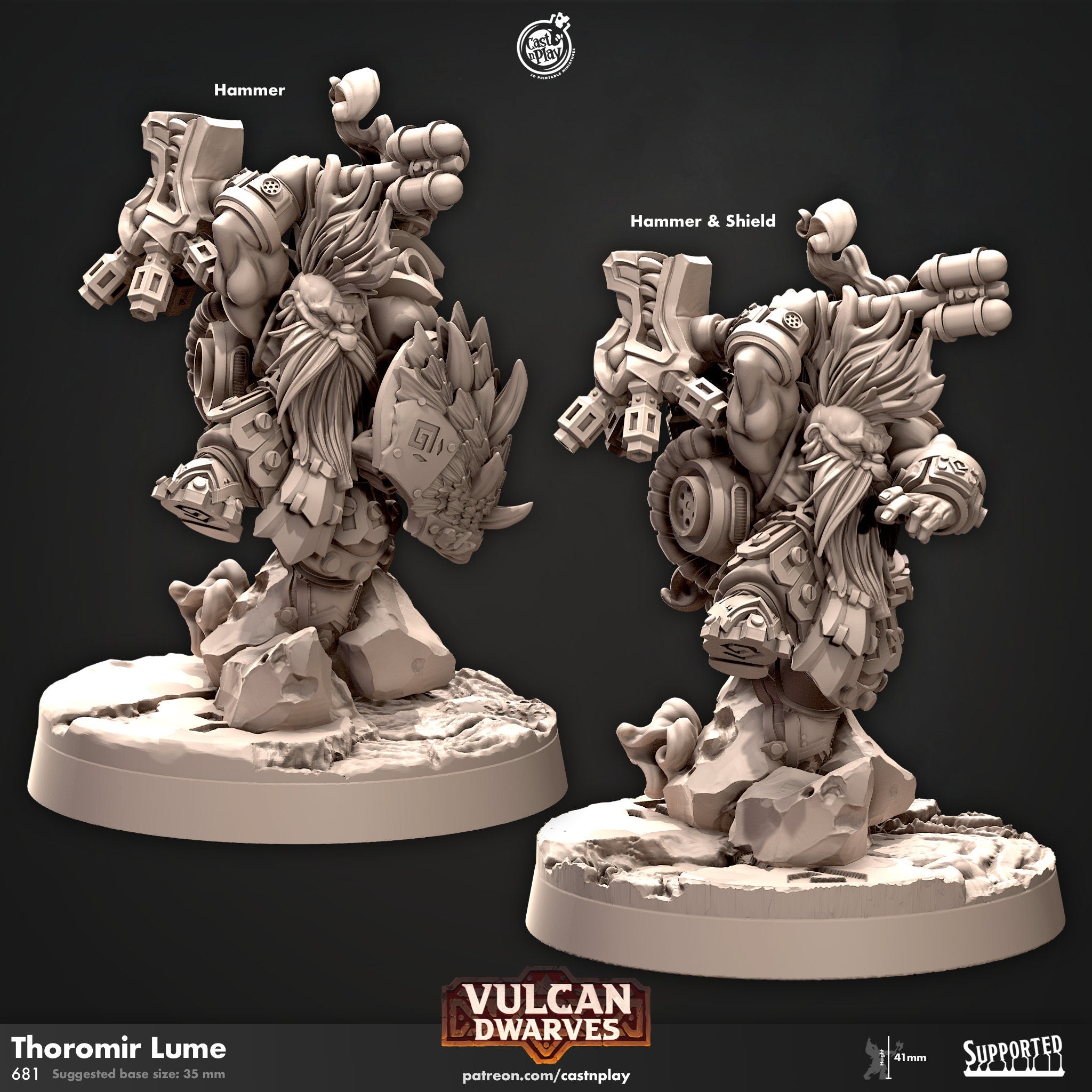 Thoromir Lume by Cast N Play (Vulcan Dwarves)