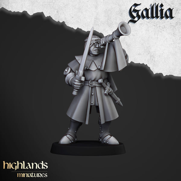 Knights of Gallia on foot by Highlands Miniatures