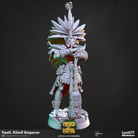 Yaotl, Kiimil Emperor by Cast N Play (Masks of Kiimil)