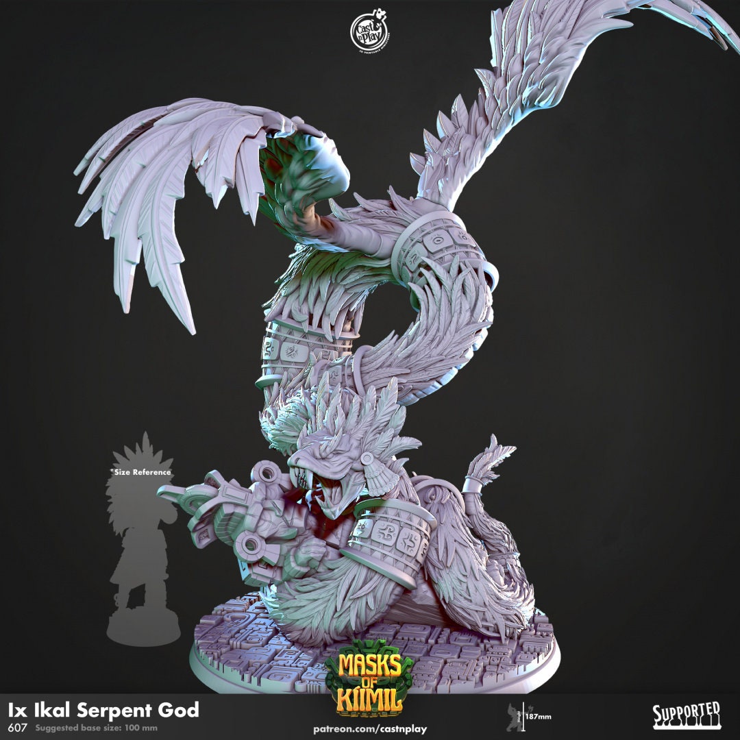 Ix Ikal Serpent God Cast N Play (Masks of Kiimil)