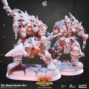 Yar, Beast Hunter Orc by Cast N Play (Warriors of the Wastelands)