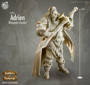 Adrien the Weapons Dealer by Cast N Play (Hawkers of Tharmarya)