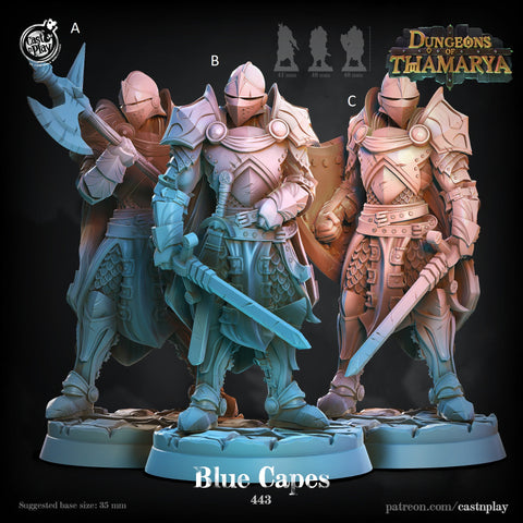 Blue Capes  by Cast N Play (Dungeons of Tharmarya)