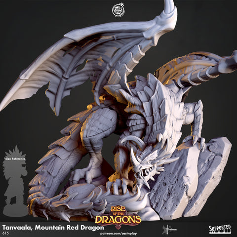 Tanvaala, Mountain Red Dragon Cast N Play (Rise of the Dragons)