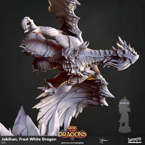 Jabihan, Frost White Dragon Cast N Play (Rise of the Dragons)