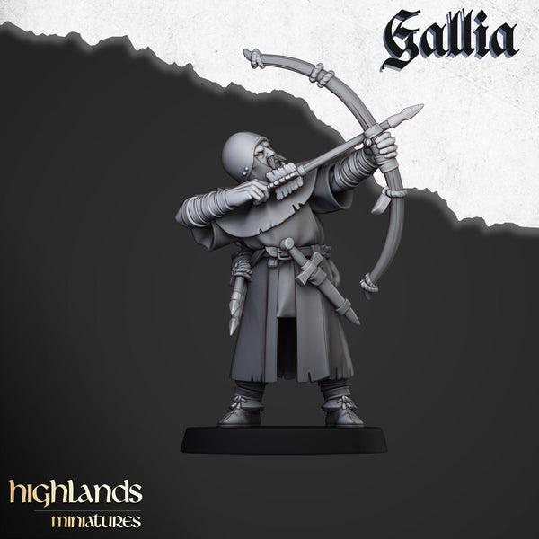 Gallia Archers by Highlands Miniatures