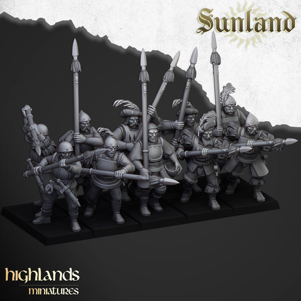 Sunland Troops Unit By Highlands Miniatures