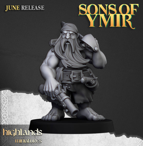 Sons of Ymir - Dwarven Pirates  Unit by Highlands Miniatures