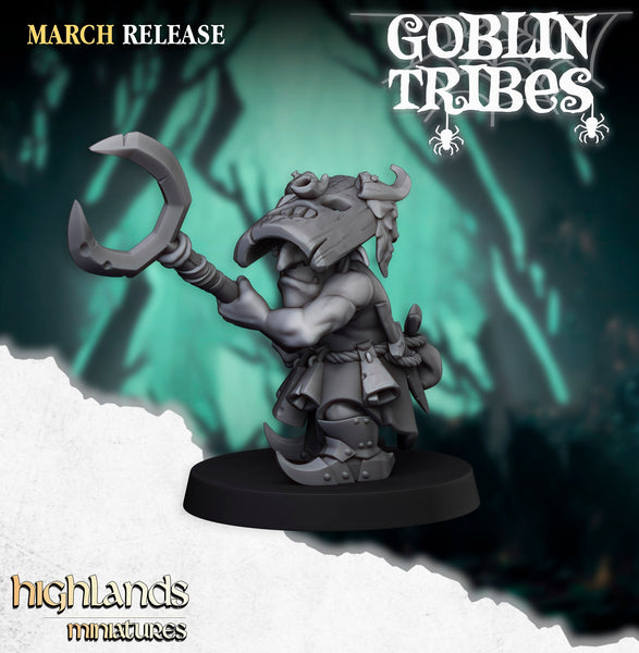 Swamp Goblin Frog herder Unit by Highlands Miniatures